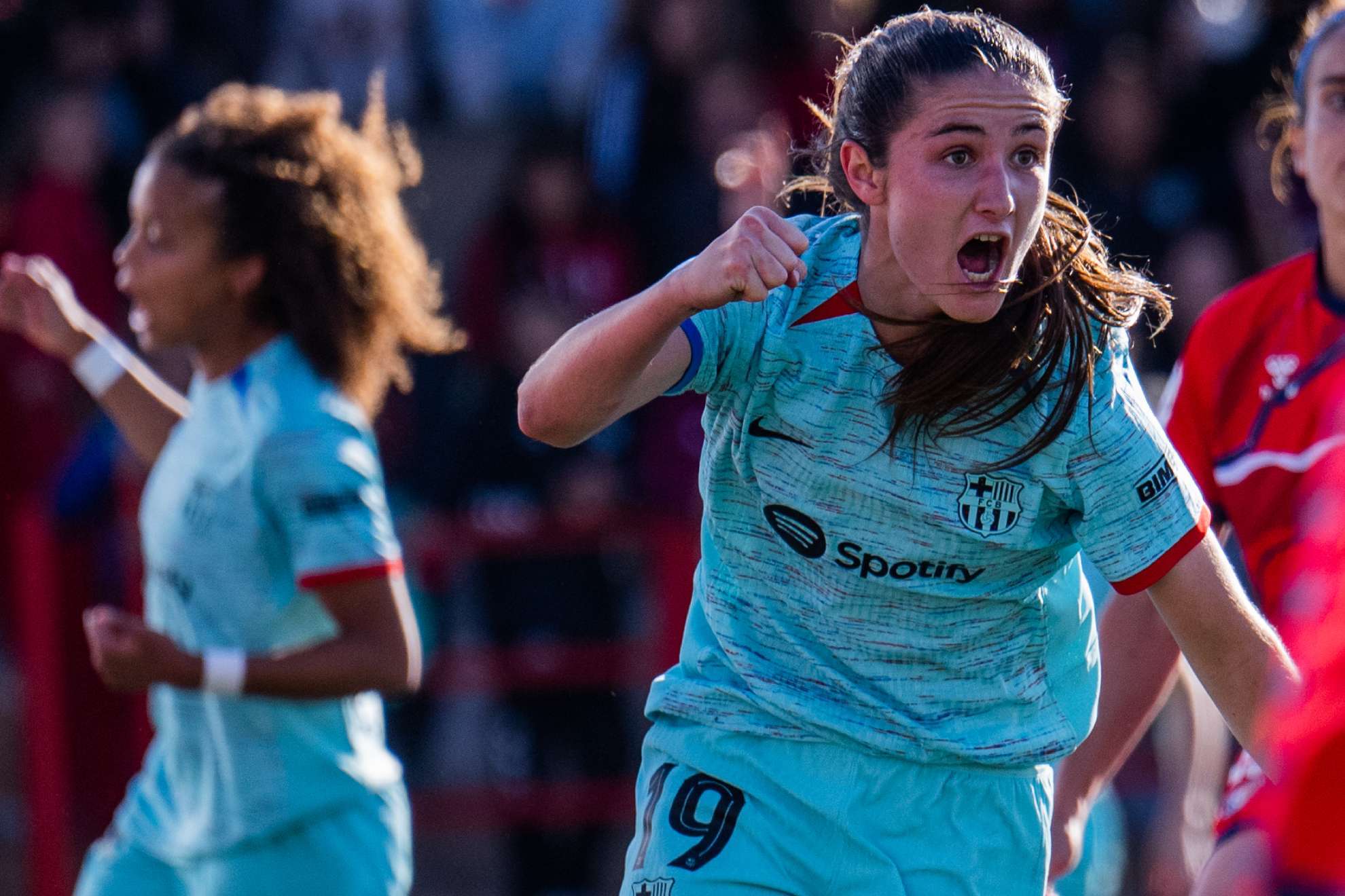 Bruna Vilamala celebra un gol ante el Levante Las Planas / FC Barcelona