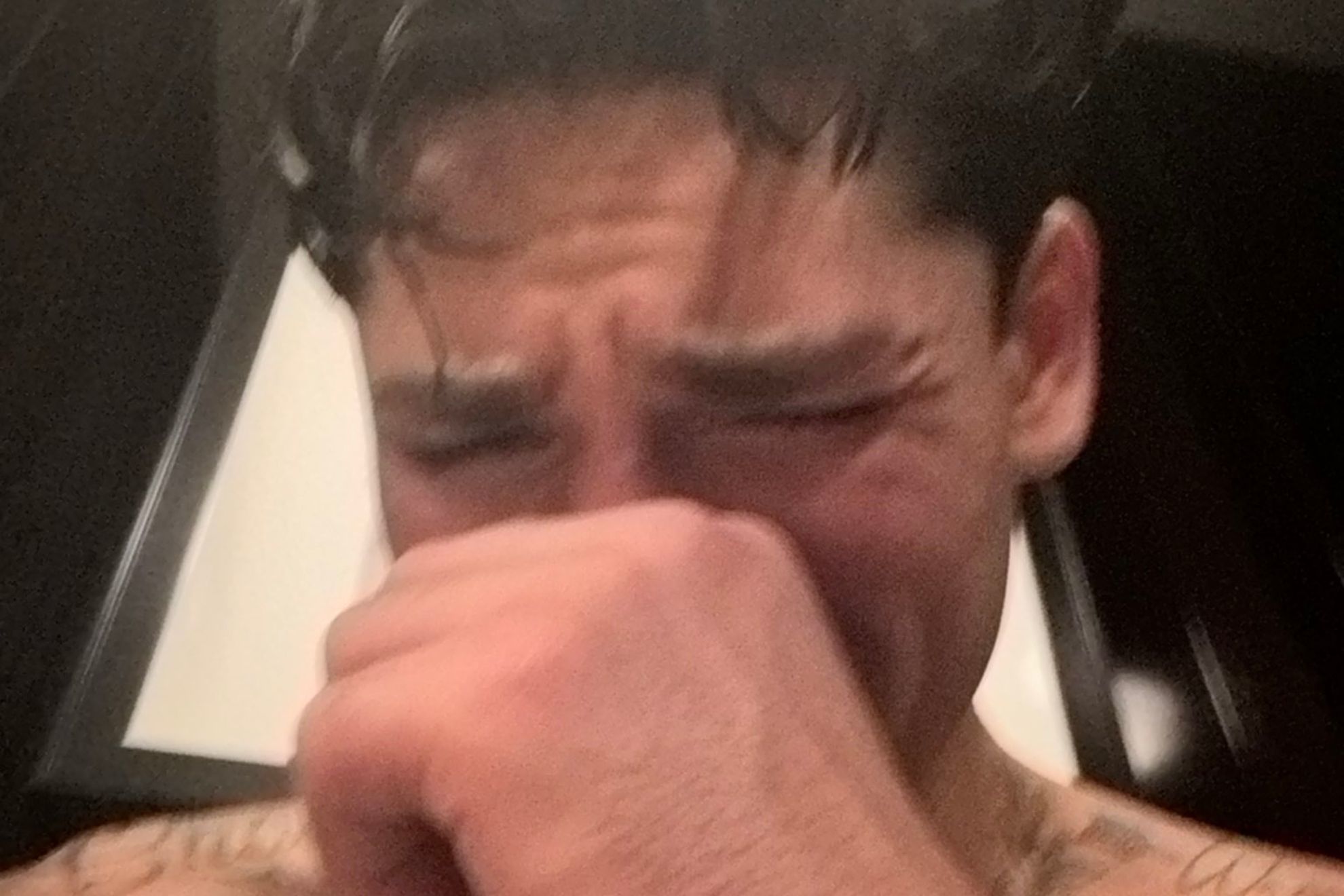 Ryan Garca crying