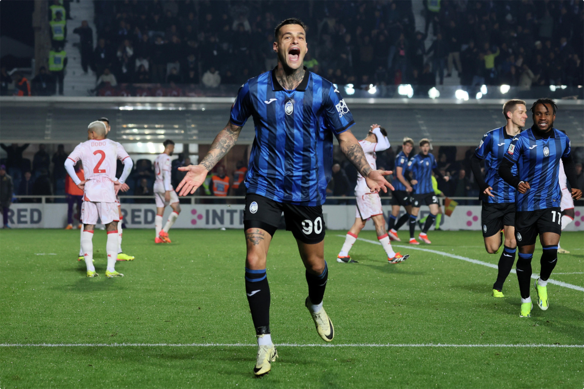 Atalanta remonta, golea a la Fiorentina y se cita en la final de Coppa con la Juventus