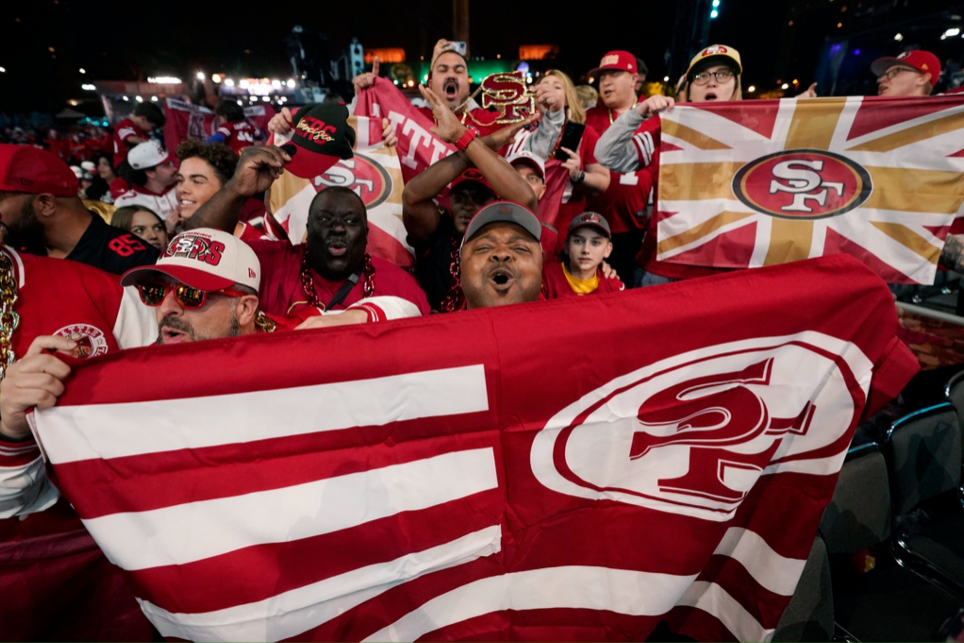 San Francisco 49ers fans during the 2023 NFL Draft