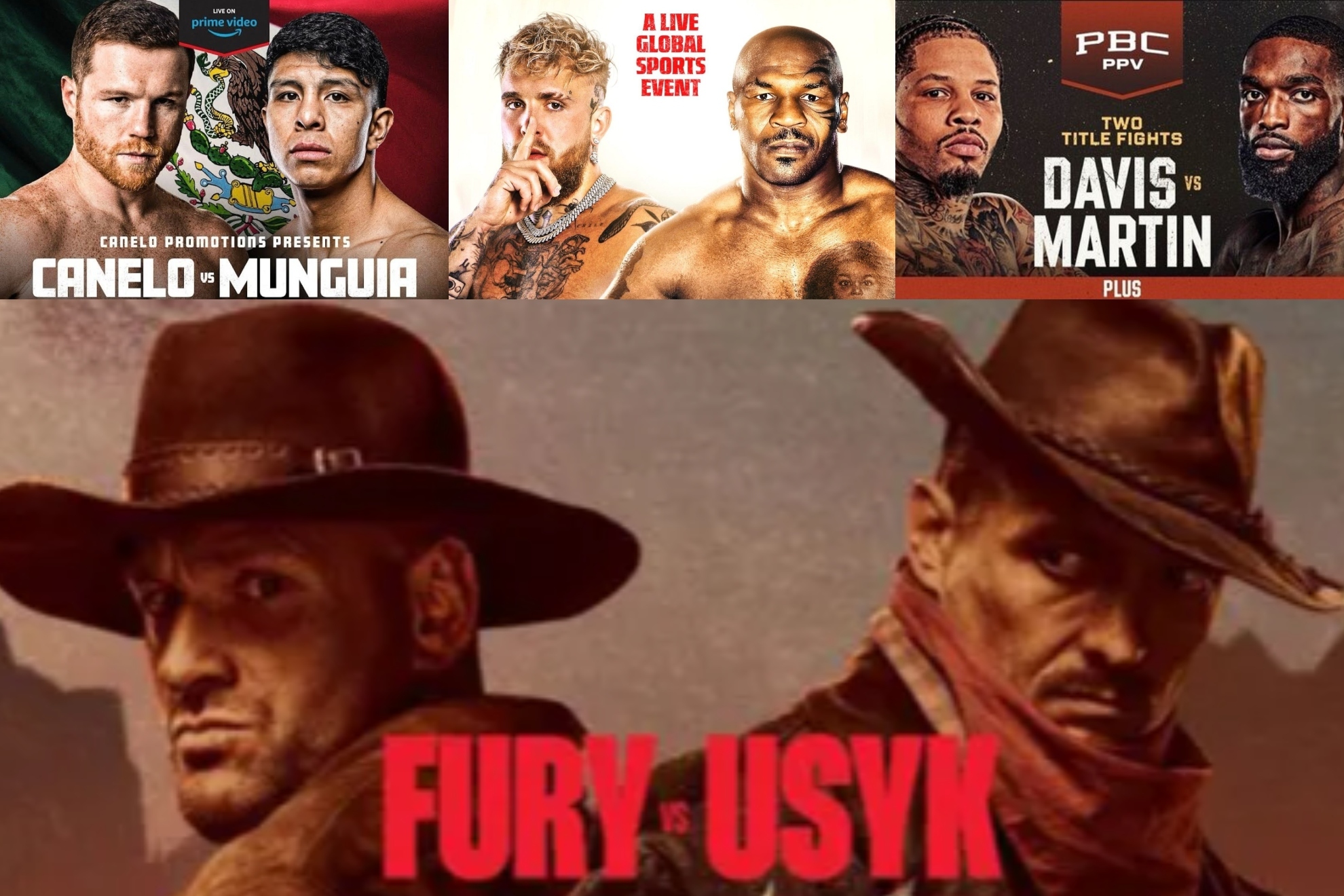 El calendario del boxeo que viene es dinamita pura: Fury vs. Usyk, Canelo, Tyson, Gervonta, Crawford, Inoue...