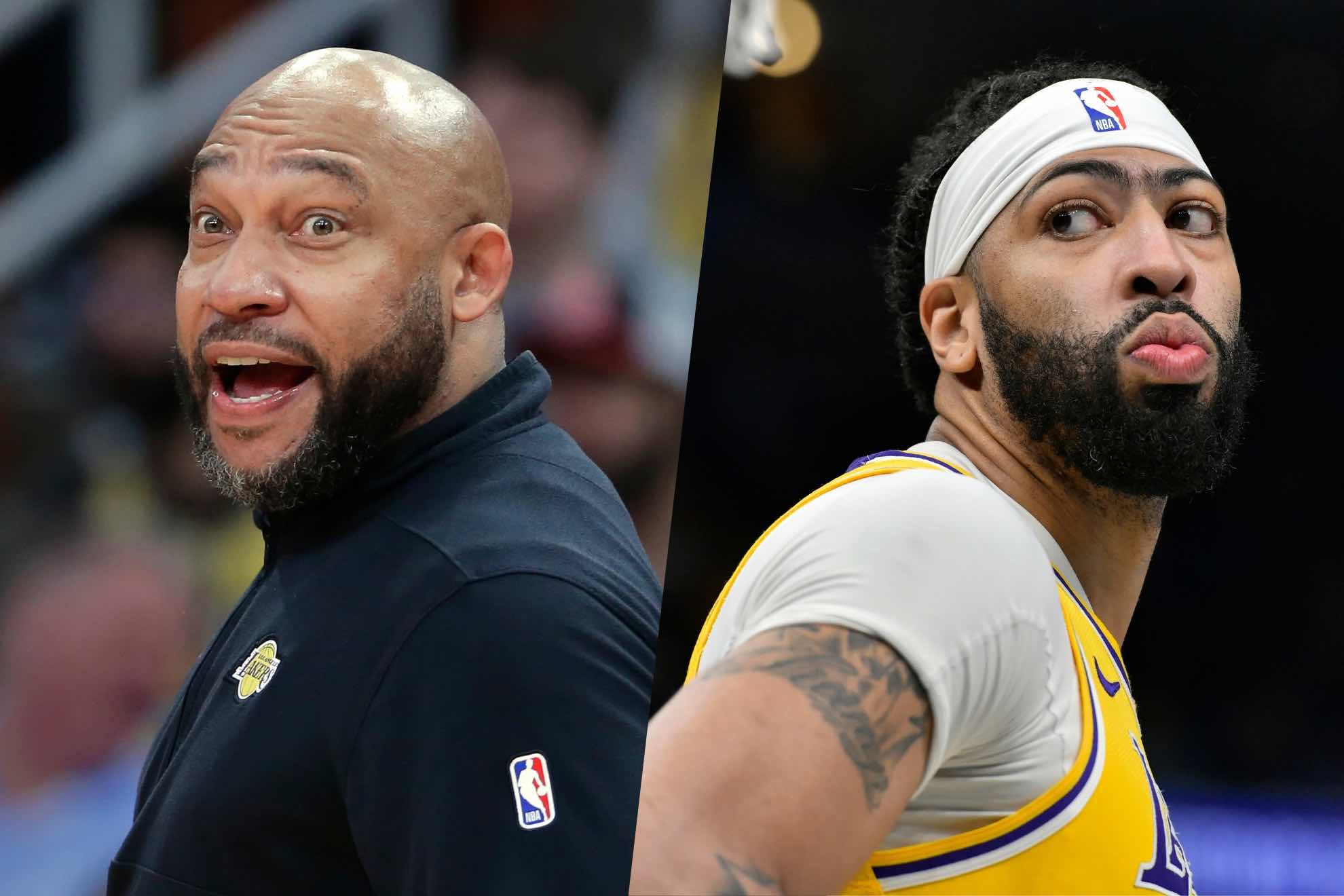 Darvin Ham and Anthony Davis had some disagreements about Game 2