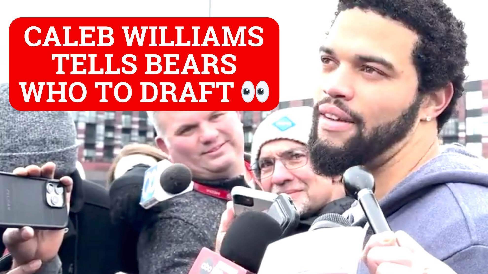 Caleb Williams tells Chicago Bears who to pick in NFL Draft