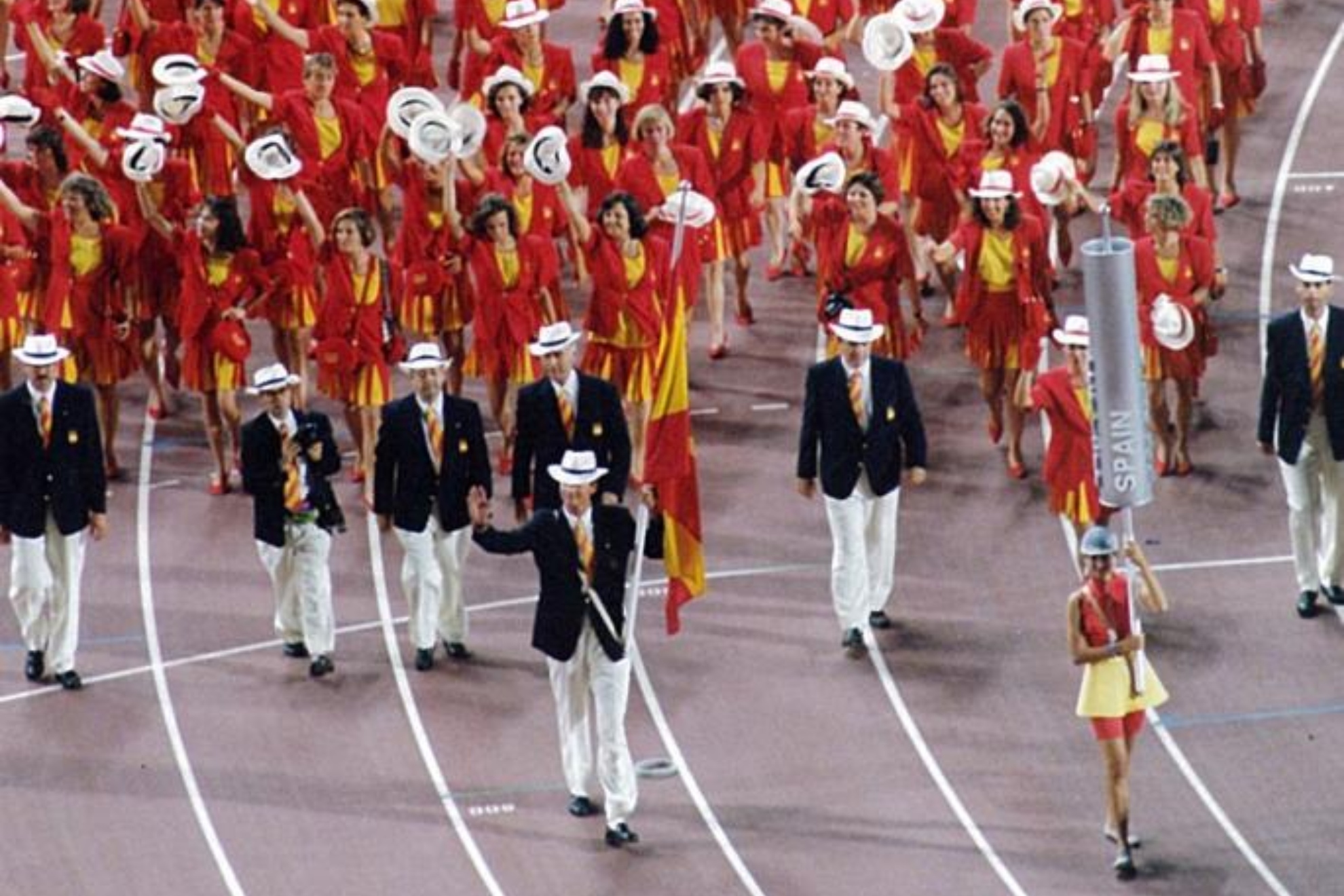 Homenaje a los deportistas espaoles que participaron en los Juegos Olmpicos de Barcelona 1992 y Albertville