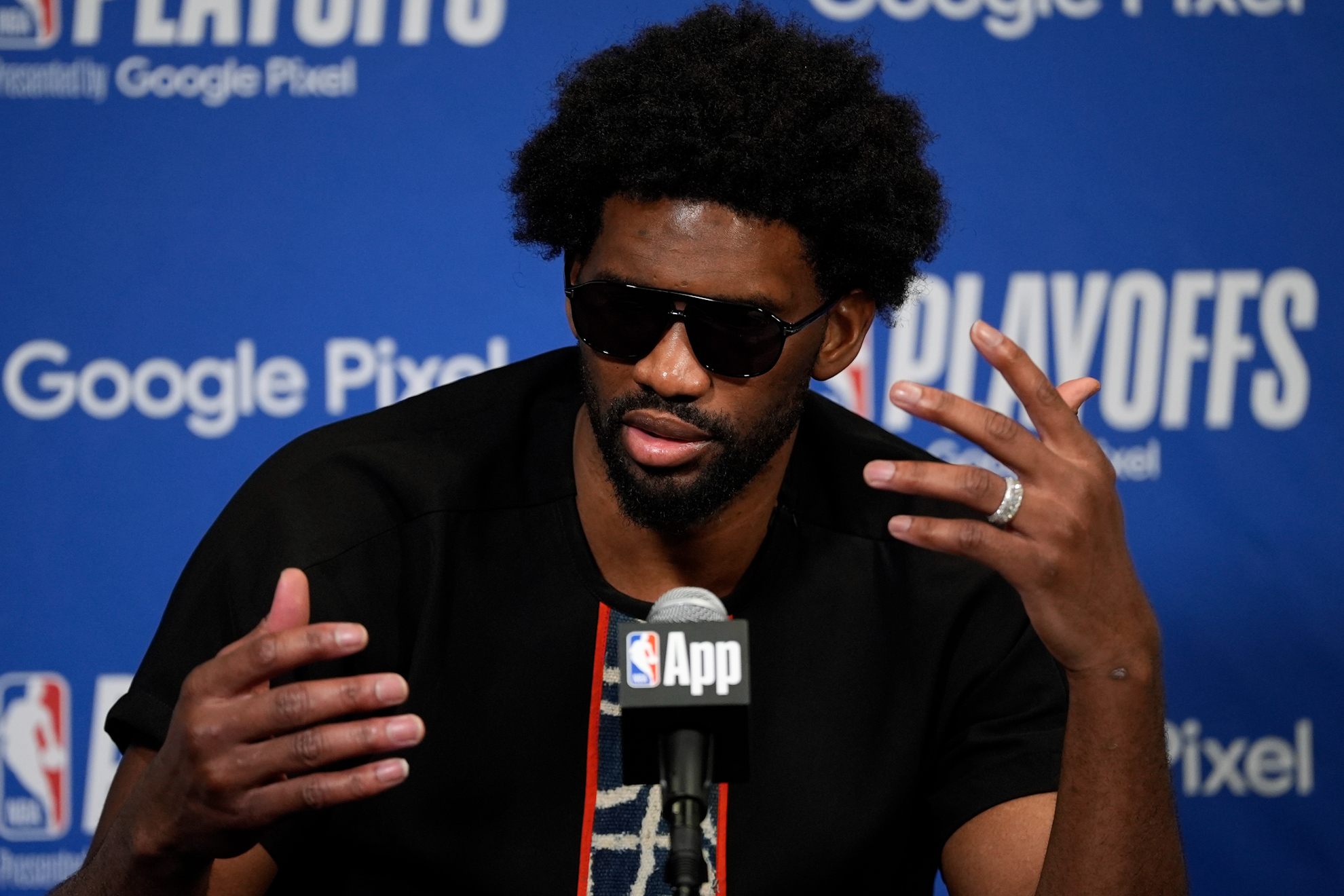 Joel Embiid says he was diagnosed with Bells palsy before the playoffs started