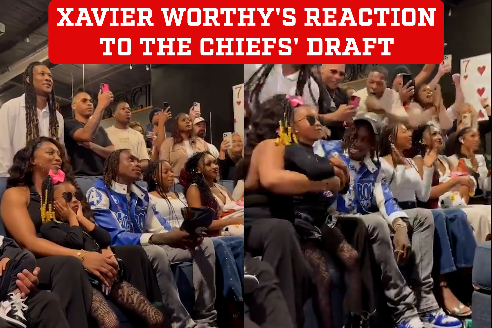 Xavier Worthys reaction to joining Patrick Mahomes at Kansas City Chiefs
