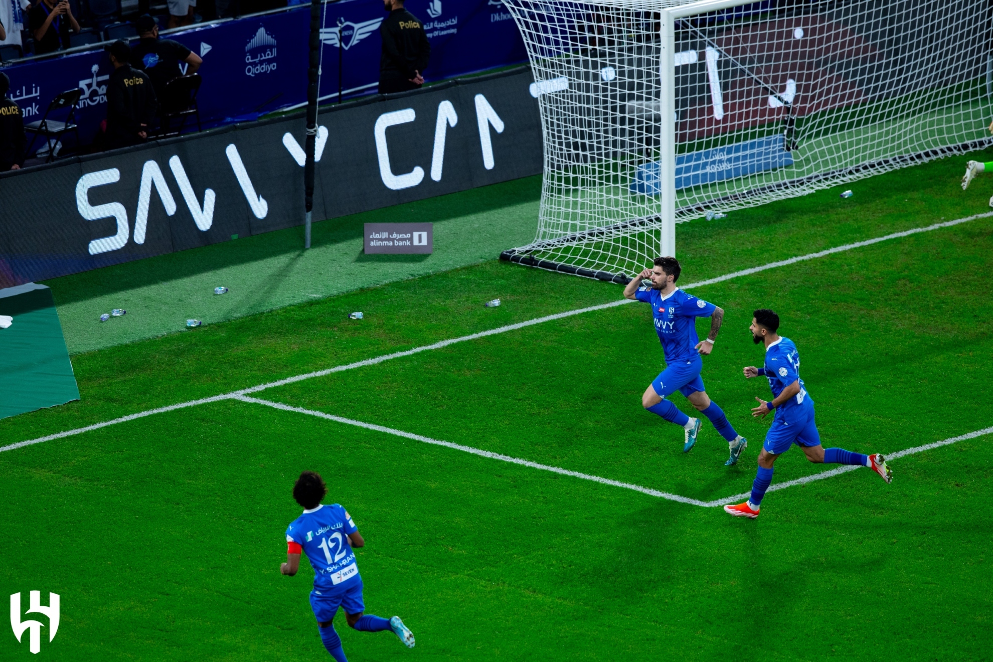 Rubn Neves celebra el gol de penalti en la remontada de Al Hilal.