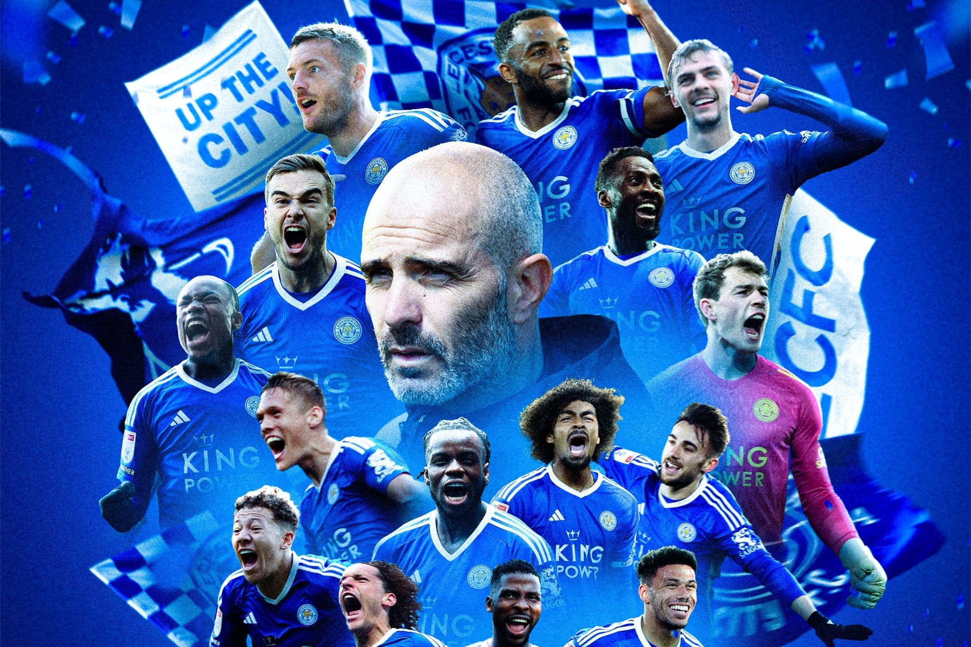 El Leicester City celebra su regreso a la Premier.