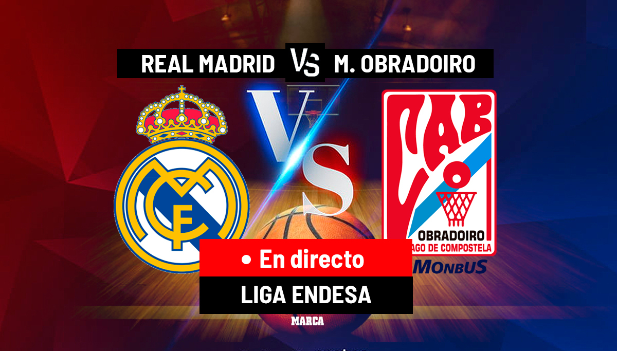 Real Madrid - Monbus Obradoiro: resumen, resultado y estadsticas