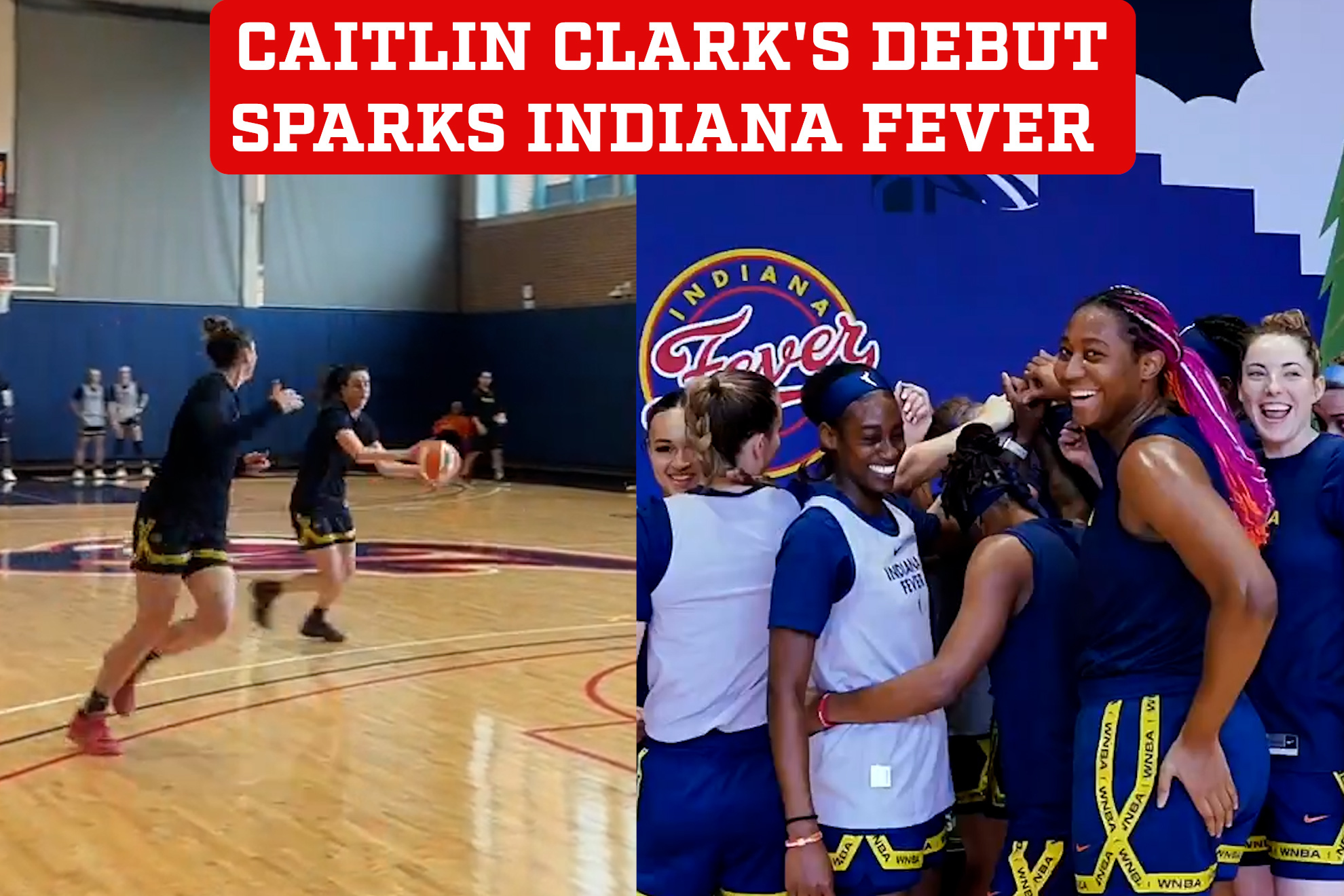 Caitlin Clark amazes everyone on her first day with the Indiana Fever: A scoring machine