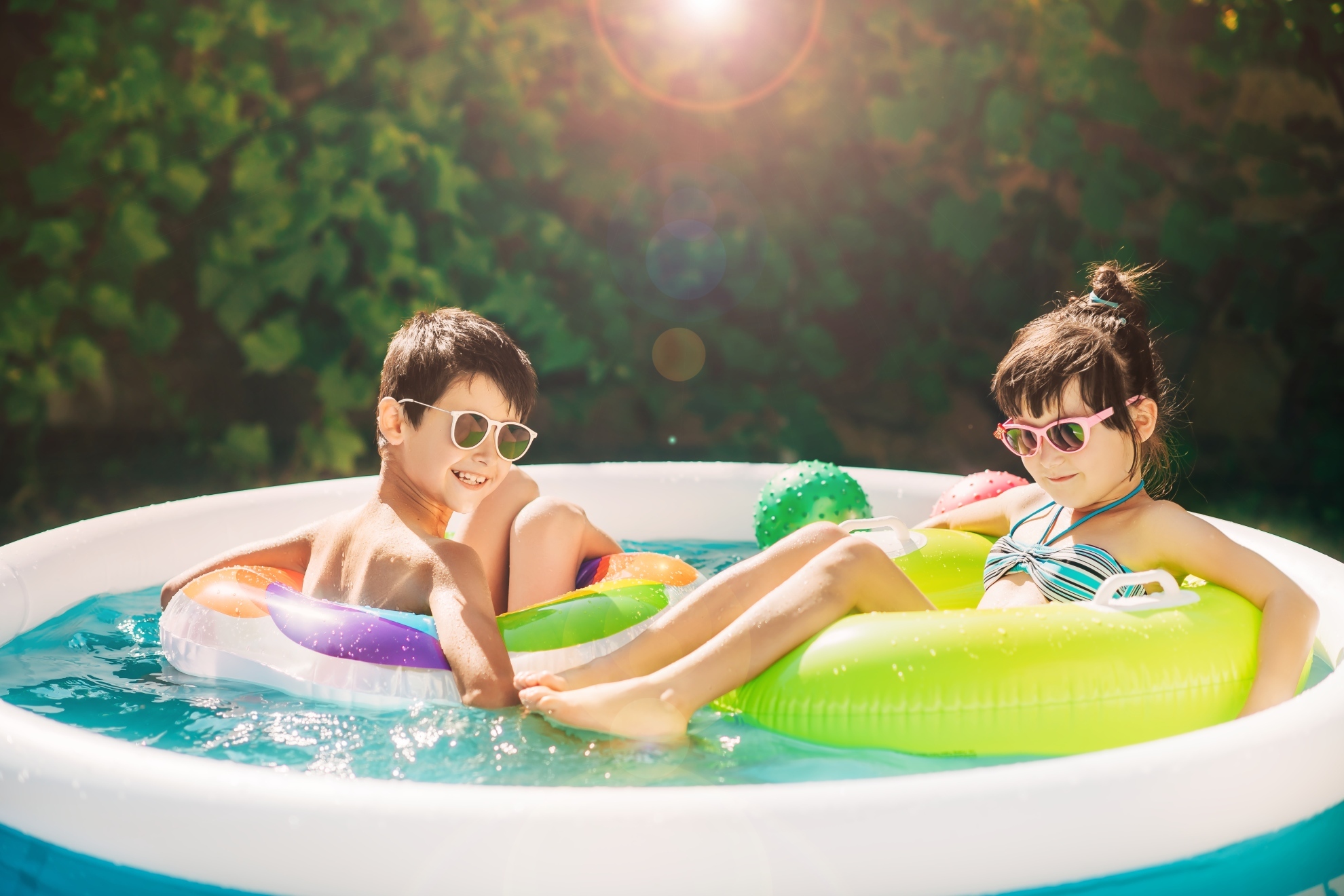Piscina Hinchable De 3 Anillos – 300x183x56 Cm, Familiar, Para Niños Y Adultos, Libre De BPA