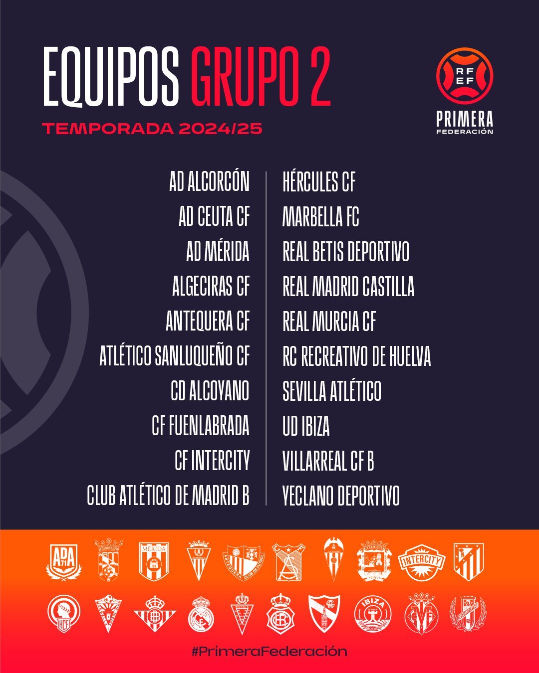 Primera Federación: Ya se conocen los grupos de Primera Federación para ...