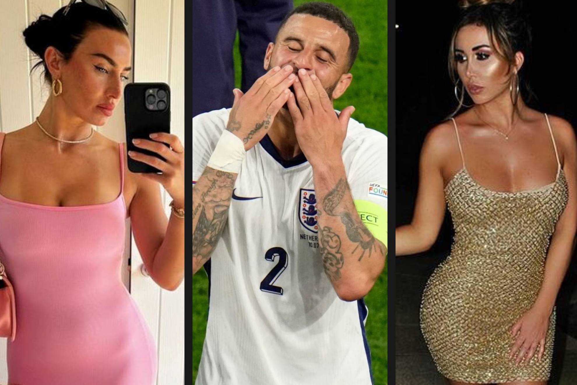 Annie Kilner, Kyle Walker, Lauryn Goodman