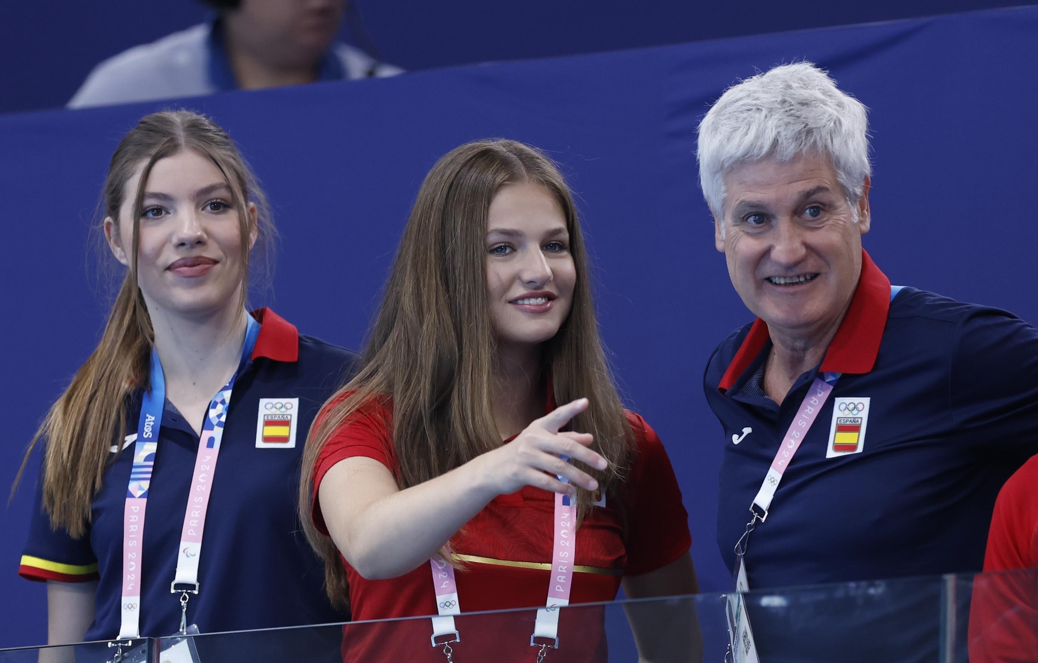 La Princesa de Asturias y la Infanta Sof