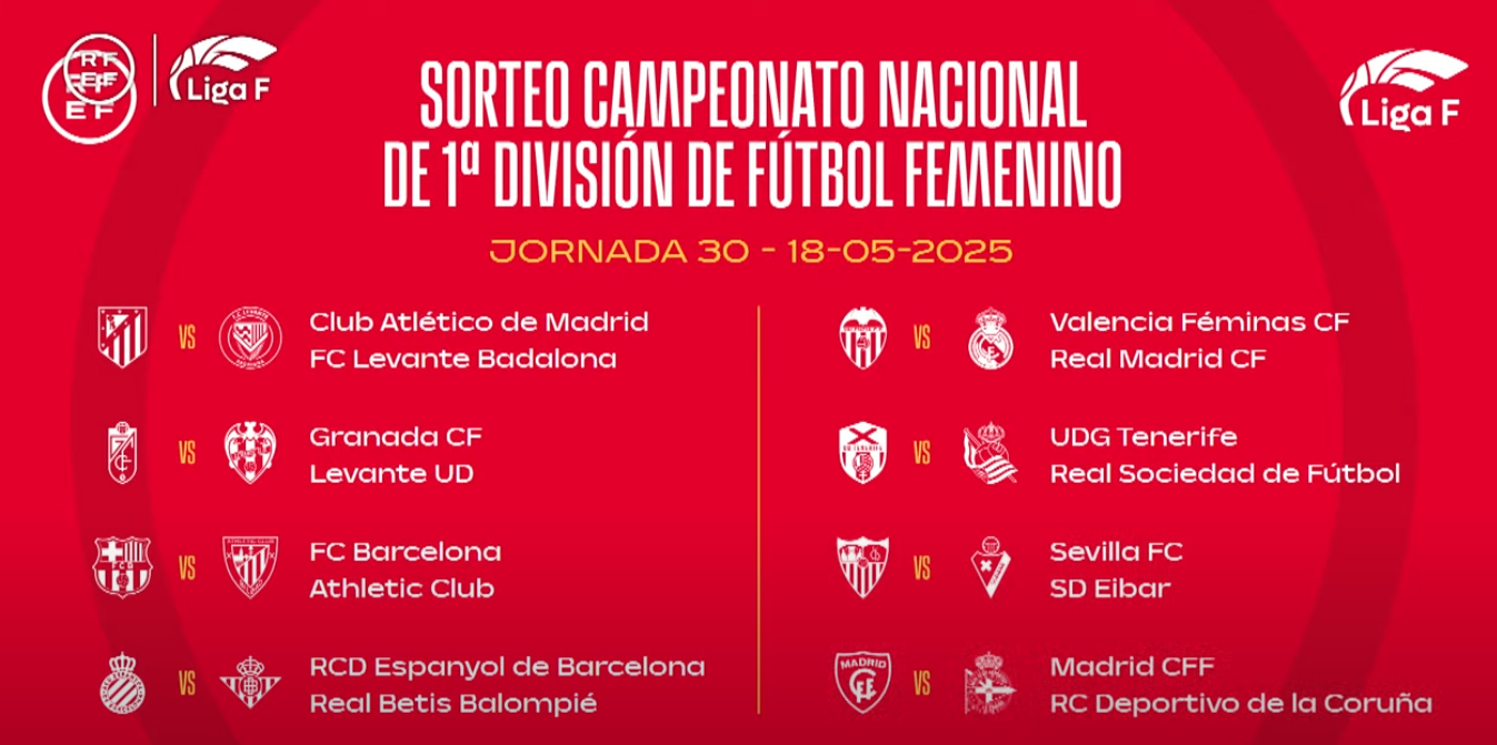 Sorteo de la Liga F, en directo | Última hora del calendario femenino ...
