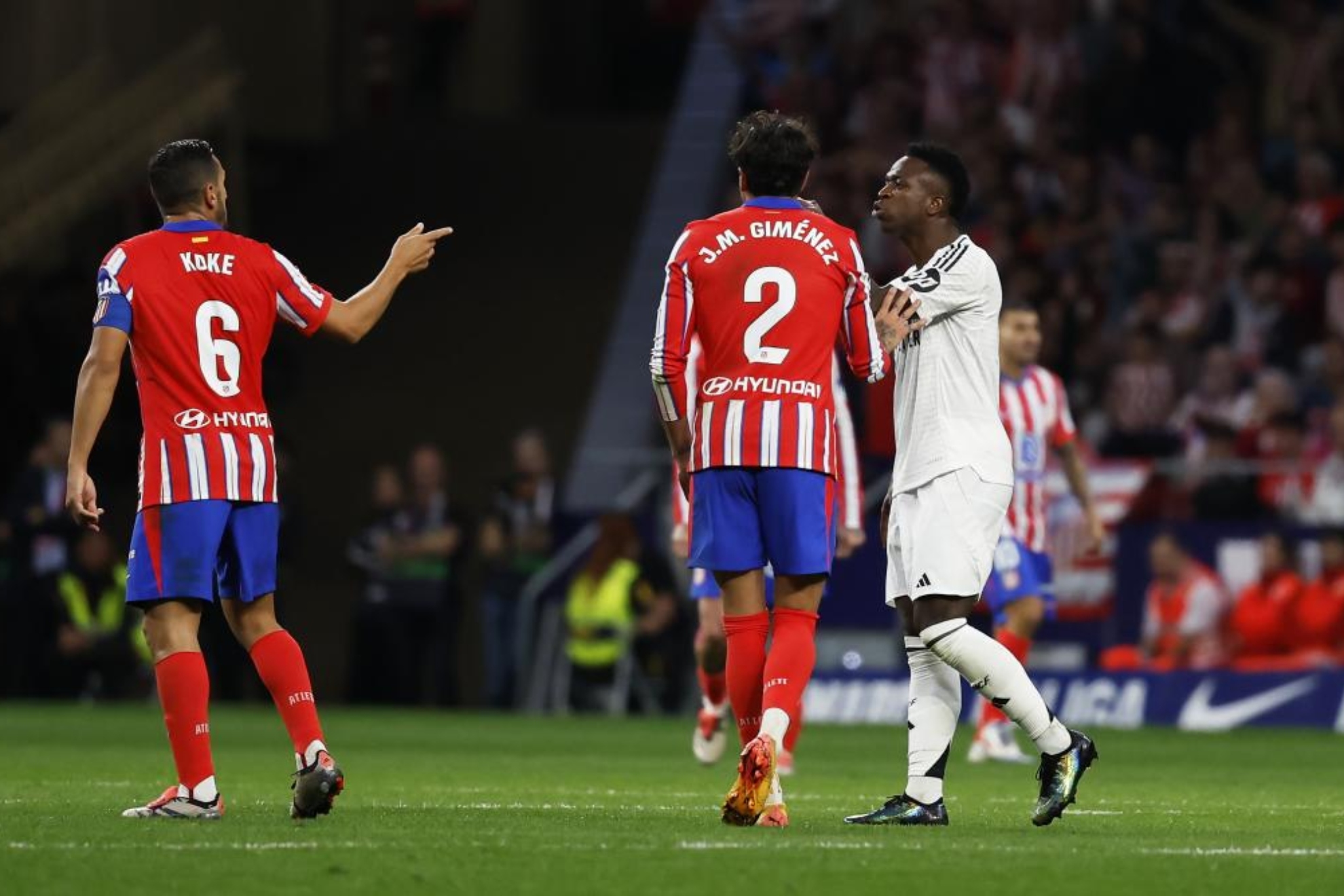 Vinicius, Koke y Jos