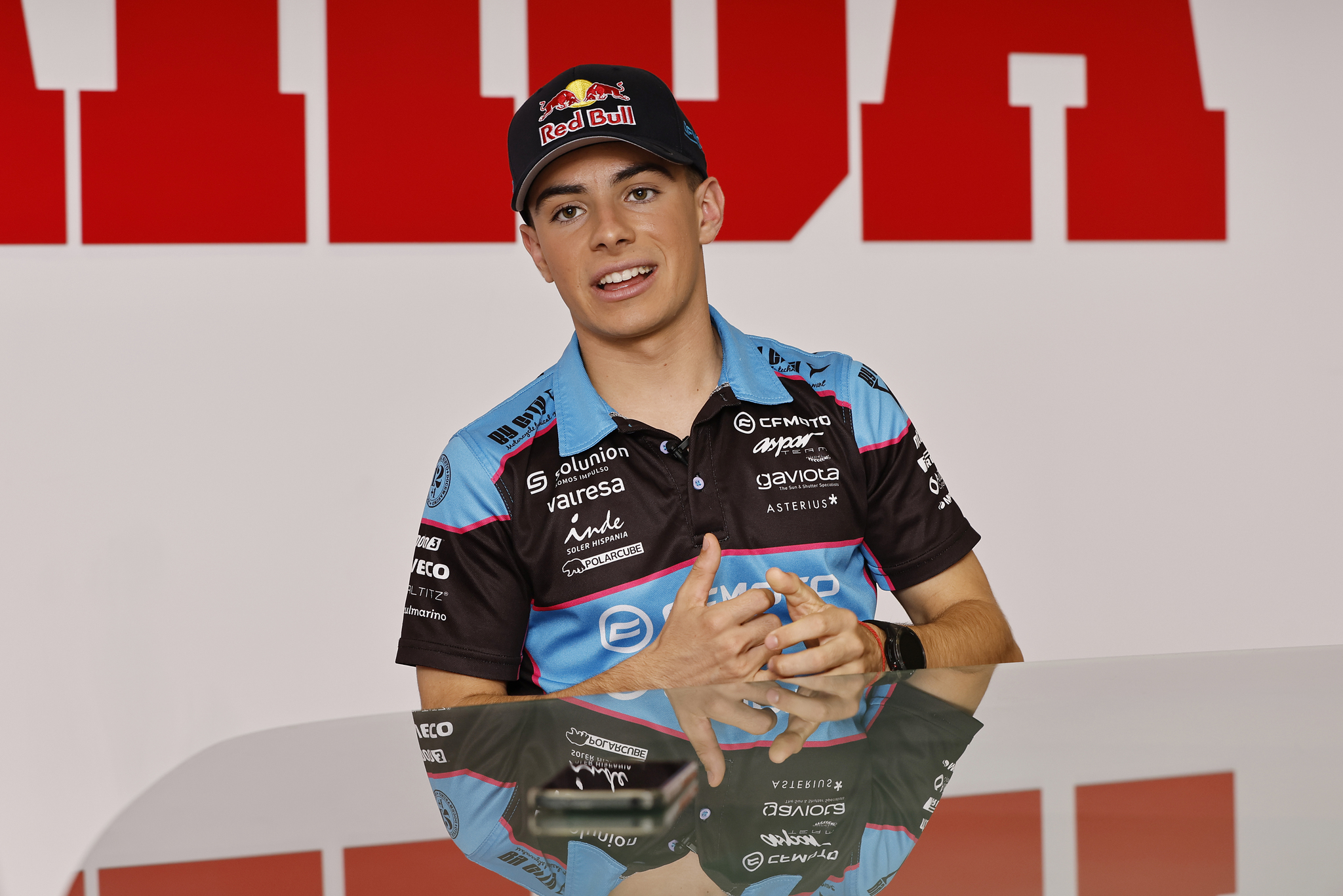 David Alonso, durante la entrevista