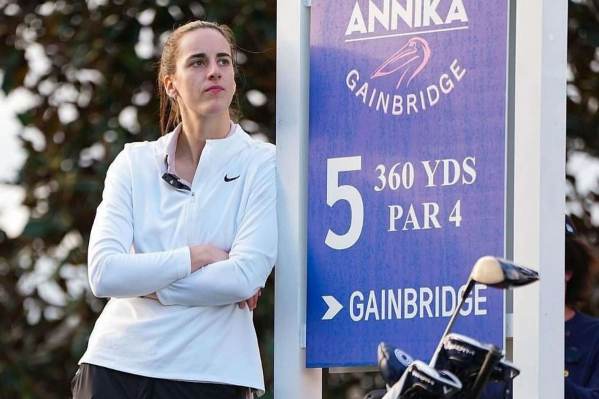 Caitlin Clark sparks fear among WNBA fans with an impressive golf swing spreading talk she might leave for the greens