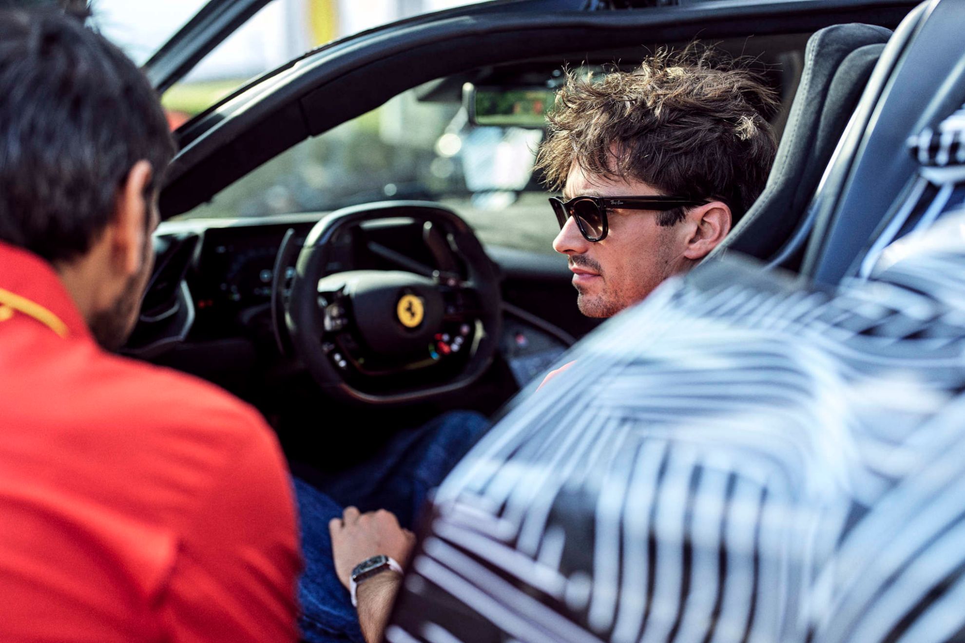 Charles Leclerc y Carlos Sainz ya saben de lo que es capaz el Ferrari F80.