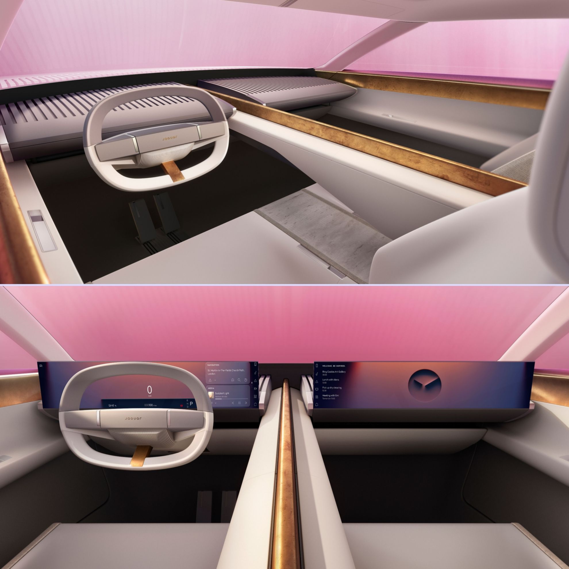 El interior es minimalista pero con tecnolog