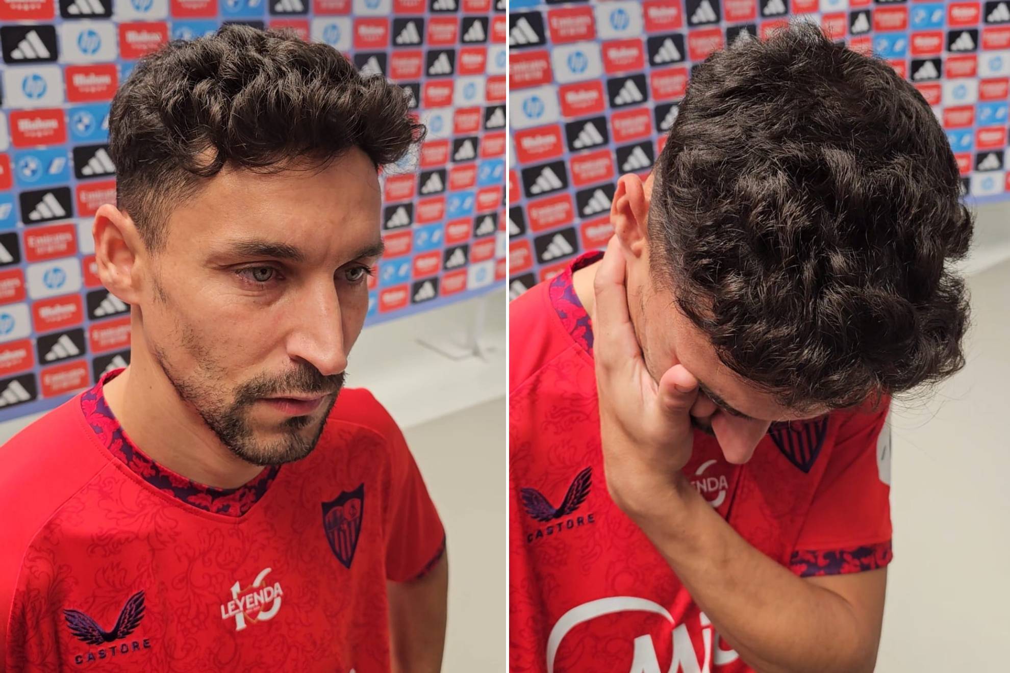 Jes�s Navas se rompe por completo en zona mixta: No he visto nunca nada igual...