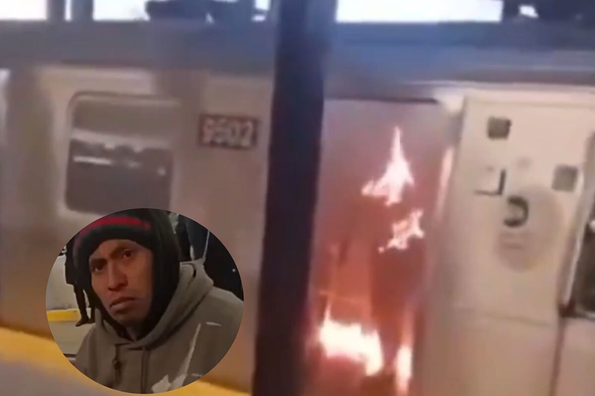 Guatemalteco quema viva a una mujer en el metro de Nueva York, la polic�a lo arrest�