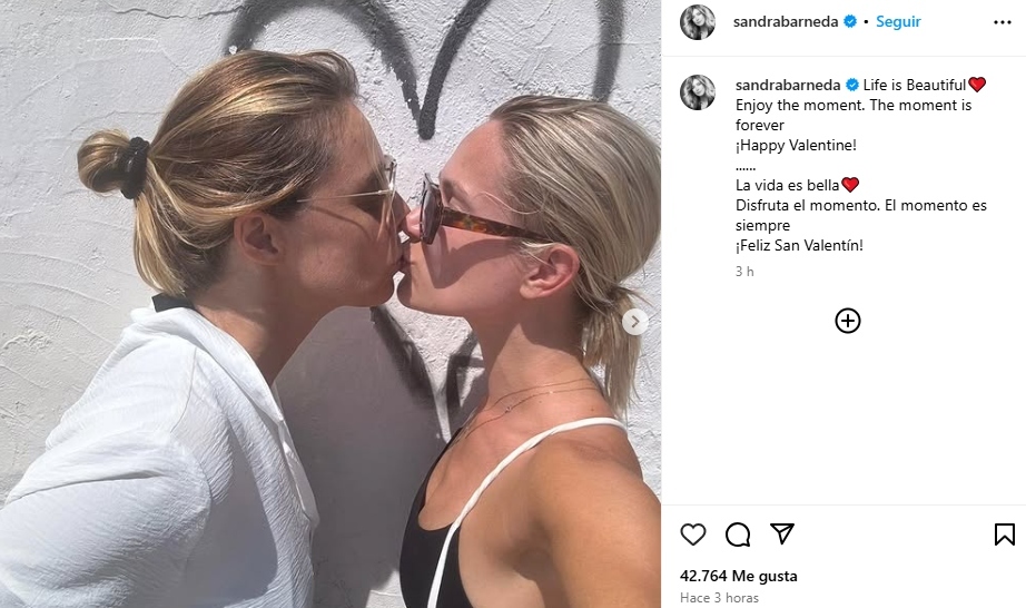 Sandra Barneda sorprende publicando en redes sus fotograf