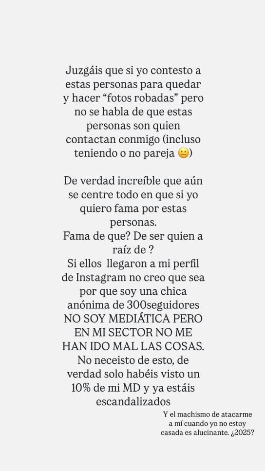 Claudia Bavel estalla: "Solo hab