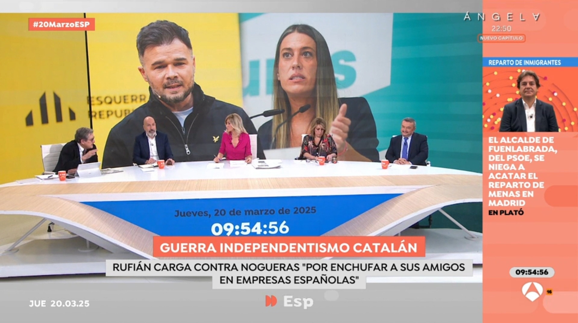 Susanna Griso, en defensa de Rufi