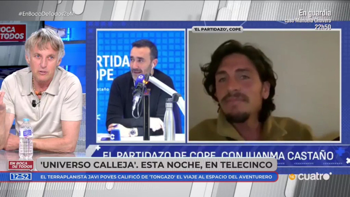 Jesús Calleja sentencia a Javi Poves tras las palabras sobre su viaje al espacio: "Te han expulsado seis veces, es bochornoso"