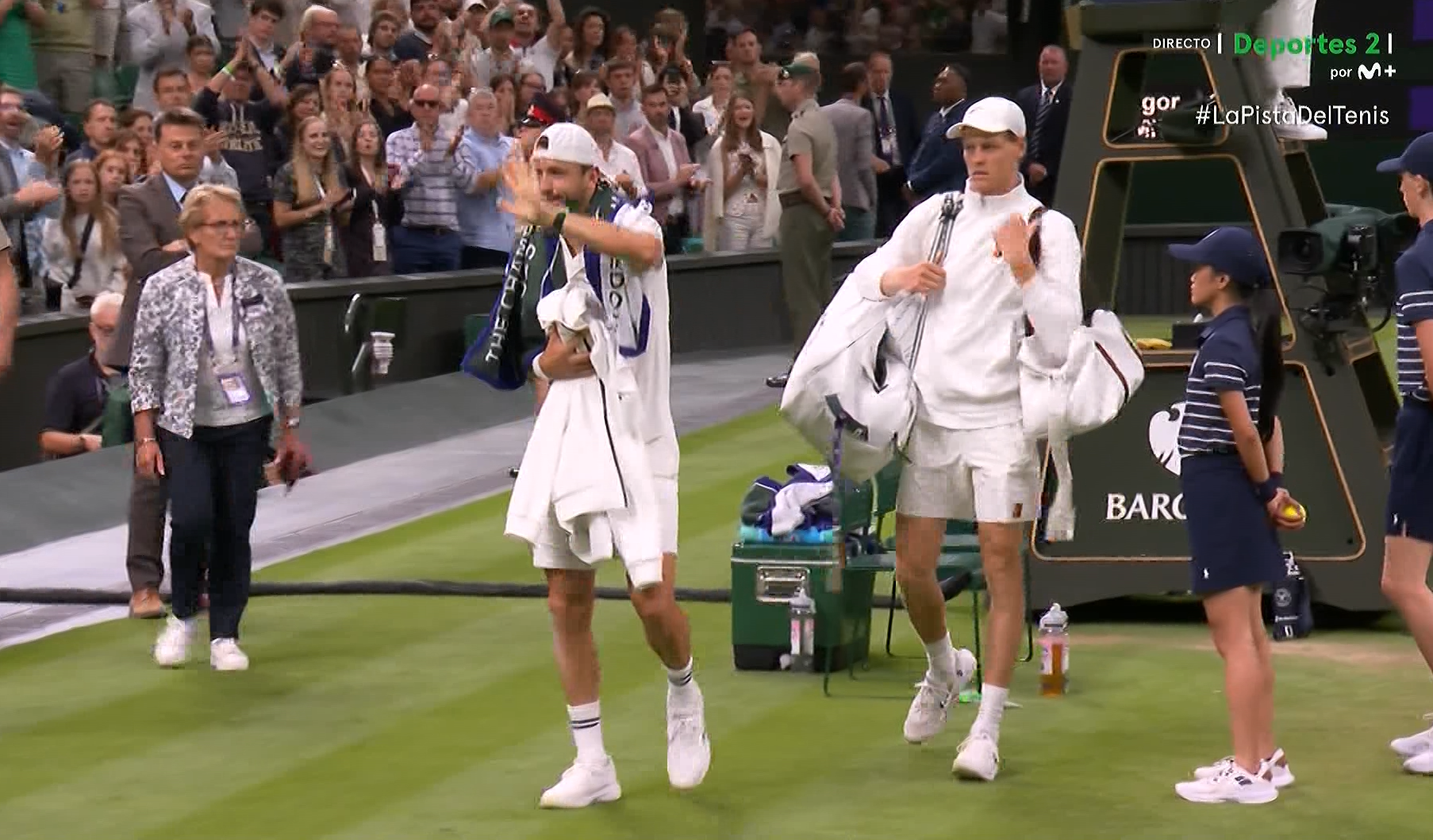 Sinner - Dimitrov en directo | Octavos de final de Wimbledon hoy en vivo