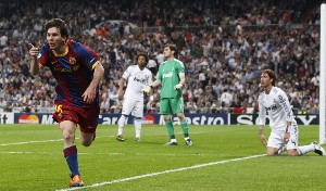 Messi, en el segundo gol del Barcelona