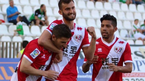 Gol de Embarba (1-2) en el Córdoba-Rayo