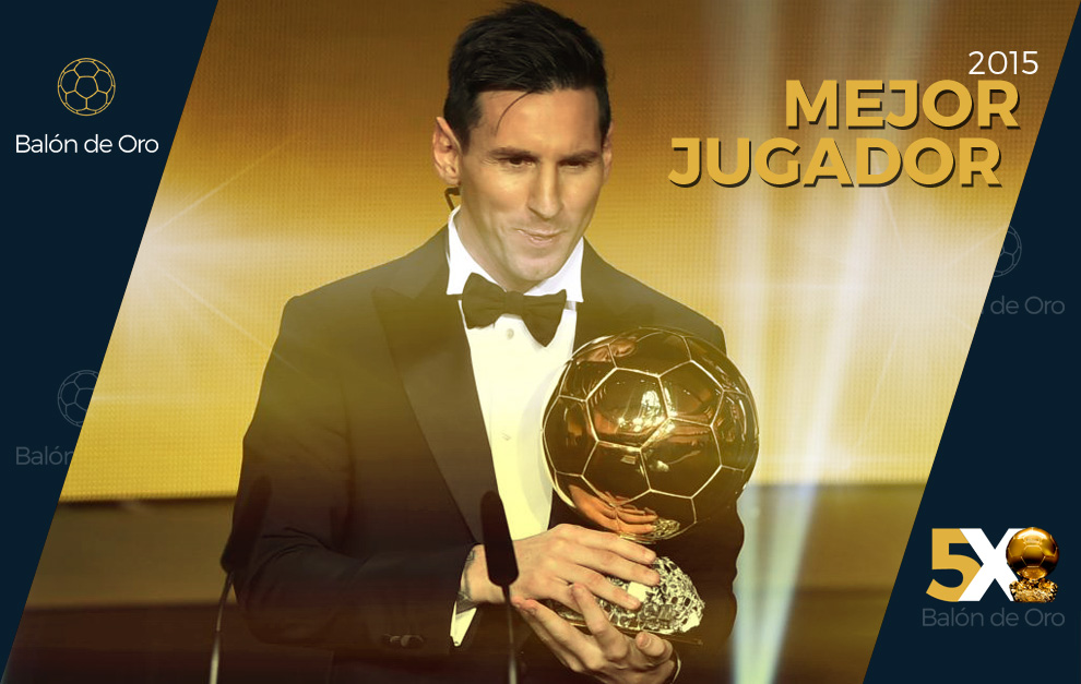 Leo Messi nominado a mejor jugador al Balón de Oro 2015