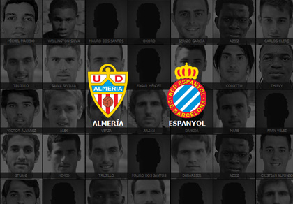 Elige el once con el que deben jugar Almera y Espanyol