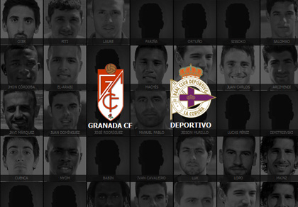 Elige el once con el que deben jugar Granada y Deportivo