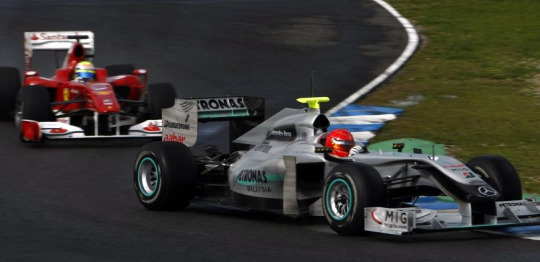 Schumacher y Massa