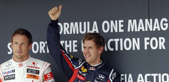 Vettel y Button