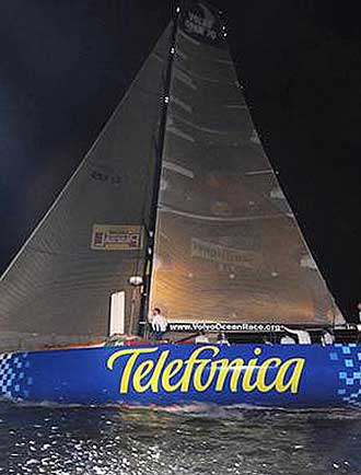 El Telefnica Azul durante la Volvo Ocean Race