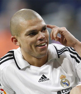 Pepe en el último partido del Real Madrid
