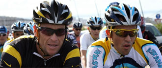 Armstrong y Contador