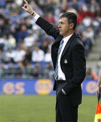 Lucas Alcaraz, entrenador del Recreativo de Huelva