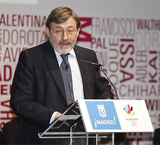 Jaime Lissavetzky en la presentacin de la candidatura de Madrid 2016.