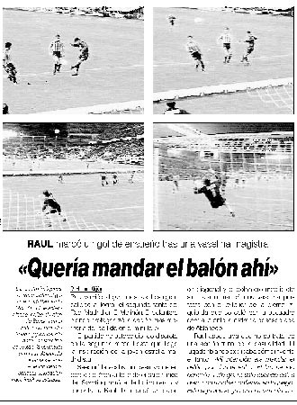 As reflej MARCA el gol de Ral en El Molinn