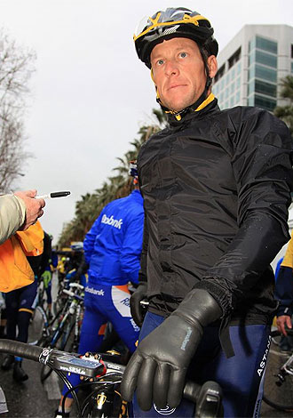 El ciclista estadounidense Lance Armstrong