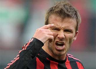 Beckham, con el Milan