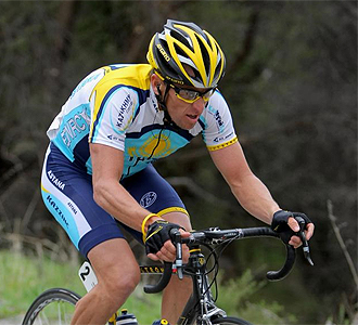 Armstrong en la Vuelta a California.