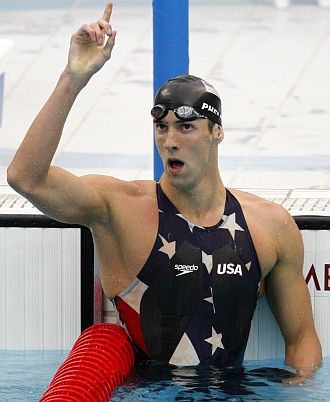 El nadador estadounidense Michael Phelps