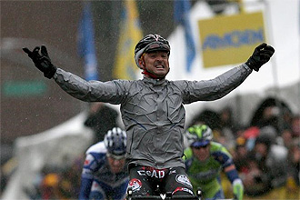 Paco Mancebo, durante una etapa de la Vuelta a California
