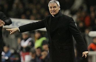 Ranieri, durante un partido.